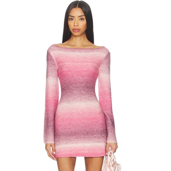 Lovers + Friends Dresses & Skirts - NWOT Lovers and Friends Julie Ombre Sequin Mini Dress in Pink Ombre
